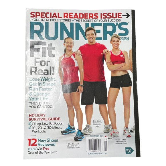 Runners World Magazine Special Readers Issue December 2011 Fit For Real u - Picture 1 of 7